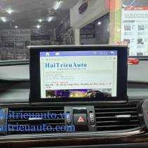 M&agrave;n h&igrave;nh android Omas xe audi A6