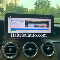 M&agrave;n h&igrave;nh android theo xe Mercedes GLC 250