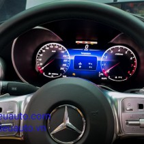 N&acirc;ng cấp đồng hồ điện tử xe Mercedes GLC
