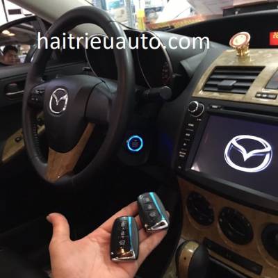 lắp startstop smartkey cho xe mazda 3