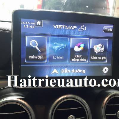 lắp vietmap cho Mercedes Benz GLC 300