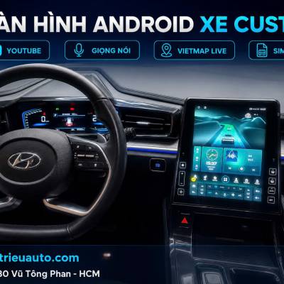 M&agrave;n h&igrave;nh android xe hyundai Custin
