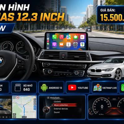 M&agrave;n h&igrave;nh android Omas 12.3inch xe BMW