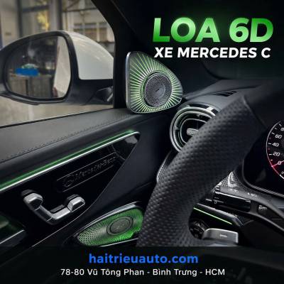 Loa xoay 6D xe Mercedes C