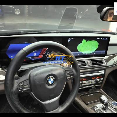 M&agrave;n h&igrave;nh liền đồng hồ điện tử xe BMW 720