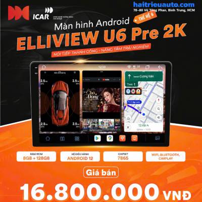 M&agrave;n h&igrave;nh android  Ellivew U6 Pre 2K