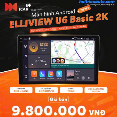 M&agrave;n h&igrave;nh android  Ellivew U6 Basic 2k
