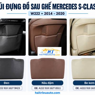 T&uacute;i đựng đồ ph&iacute;a sau xe Mercedes S