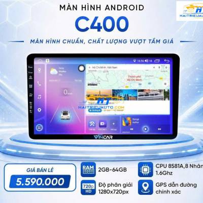 M&agrave;n h&igrave;nh android Vincar C400