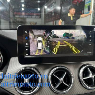 Màn hình android Omas 360 xe mercedes GLA