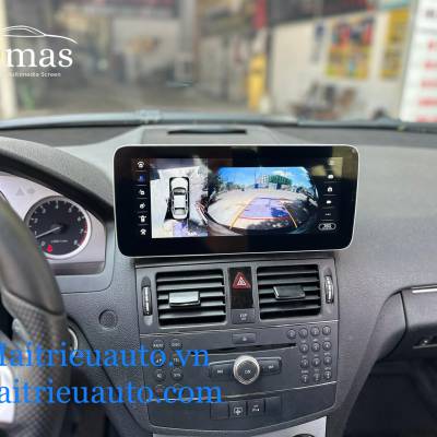 Màn hình android Omas 360 xe Mercedes  C 2007-2010