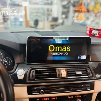 Màn hình android Omas 360 12in xe BMW 520i