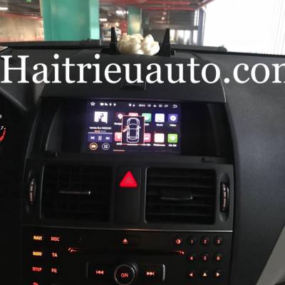 m&agrave;n h&igrave;nh DVD android cho xe merrcedes c200