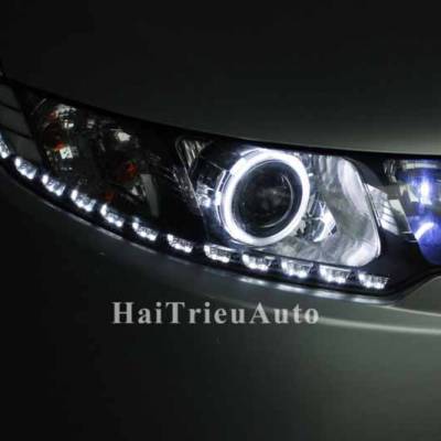 Độ led cho xe kia forte