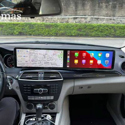 Màn hình android Omas A12 xe Mercedes C 