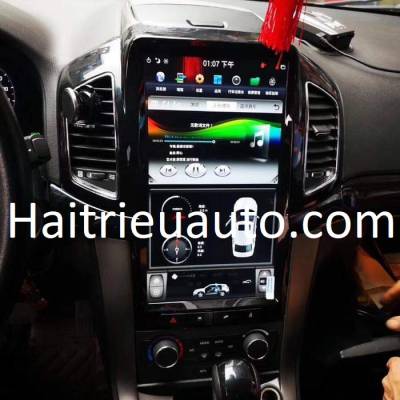 màn hình tesla android xe captiva