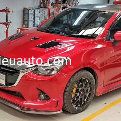 độ nắp cáp pô cho xe mazda 2 