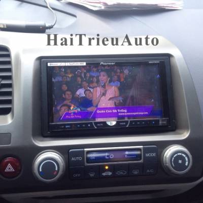 Dvd pioneer lắp cho xe honda civic