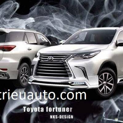 bodykit mẫu lexus cho xe fortuner 2018