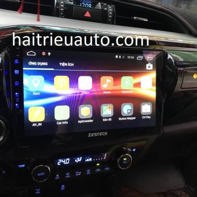 man hình android zestech xe hilux