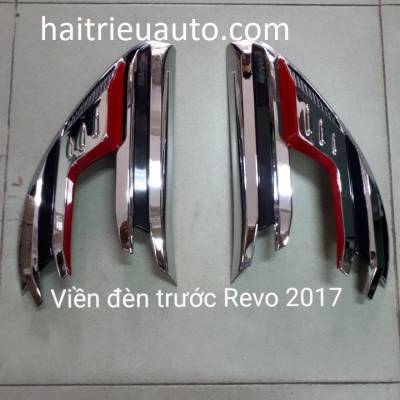 ốp viền đèn trước xe Revo 2018