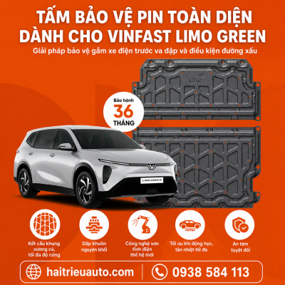 Tấm bạo vệ pin xe Vinfast LIMO GREEN