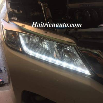 Độ đèn led pha cho Honda City 2 sắc màu