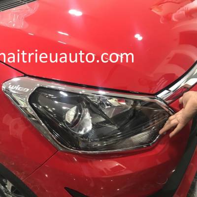 viền đèn trước xe Toyota Wigo