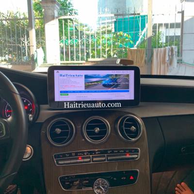 M&agrave;n h&igrave;nh android theo xe Merecdes C250 2017 