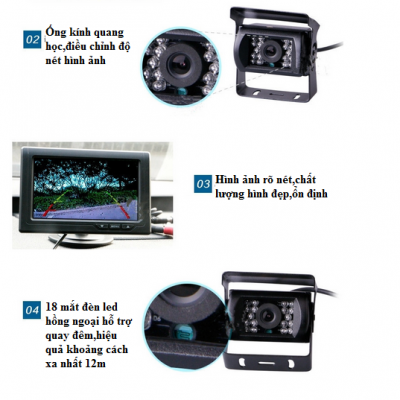 lắp camera v&agrave; m&agrave;n h&igrave;nh cho xe tải
