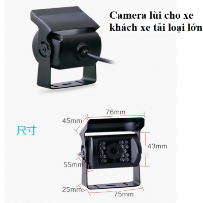 camera l&ugrave;i cho xe tải