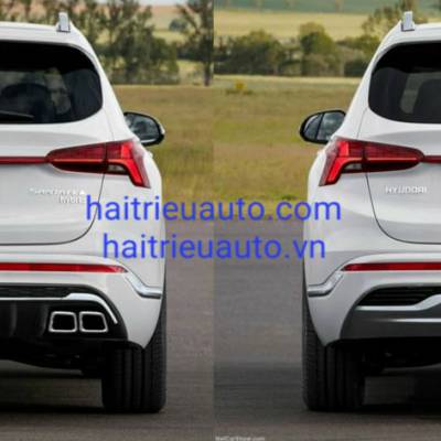 líp pô độ xe santafe 2021