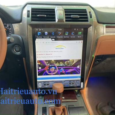 Màn hình android tesla xe Lexus GX 460