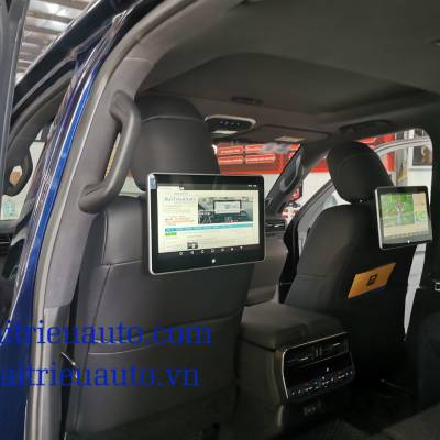 Màn hình android gối đầu xe Land cruiser