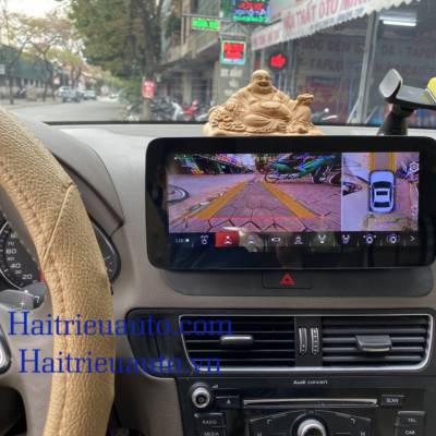 Màn hình android liền camera 360 xe Audi Q5