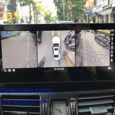 Màn hình android Omas 360 xe mercedes E