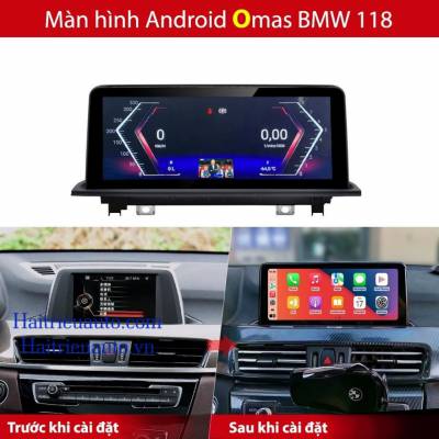 Màn hình android Omas xe BMW 118