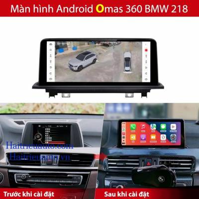 Màn hình android Omas 360 xe BMW 218