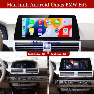 Màn hình android Omas xe BMW E65