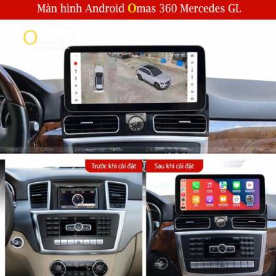 Màn hình android Omas 360 mercedes Gl