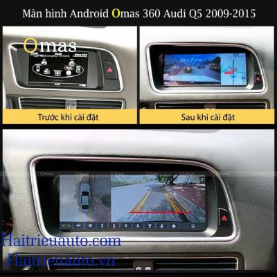 Màn hình android Omas 360 xe Audi Q5