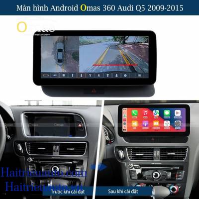 Màn hình android Omas 360 10.25in xe Audi Q5