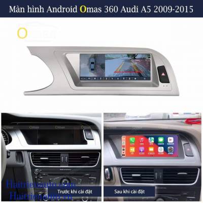 Màn hình android Omas 360 xe Audi A5 