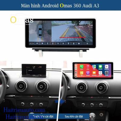 Màn hình android Omas 360 xe Audi A3