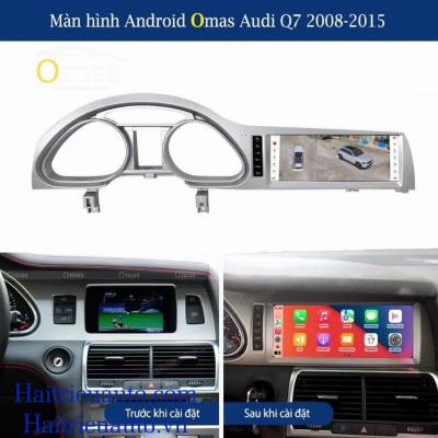 Màn hình android Omas 360 xe Audi Q7