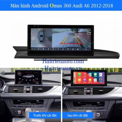 Màn hình android Omas 360 12in xe Audi A6