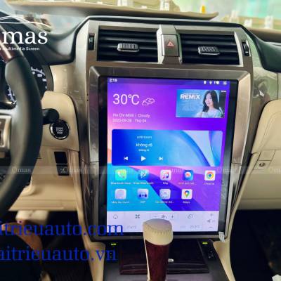 Màn hình android tesla Omas xe Lexus GX 460