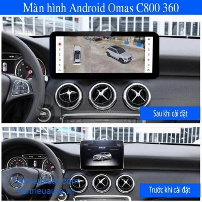 Màn hình android Omas C800 360