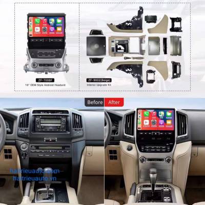 Màn hình android theo xe Land Cruiser Prado 2005