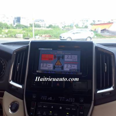 Cảm biến áp suất lốp tích hợp màn hình DVD Land Cruiser